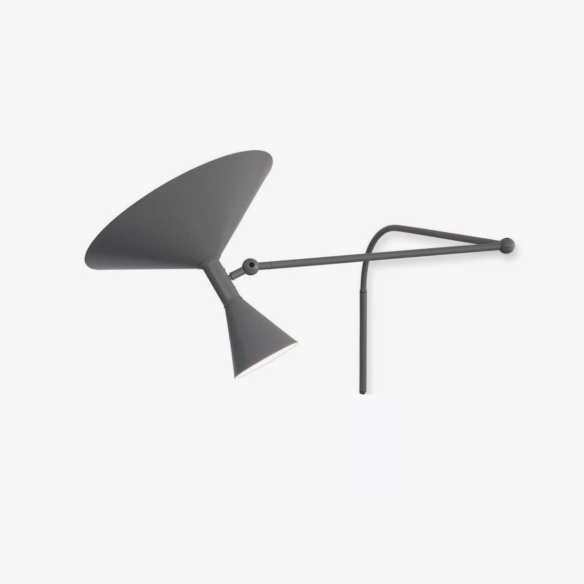 Spun Aluminum Diffuser Contemporary Wall Light