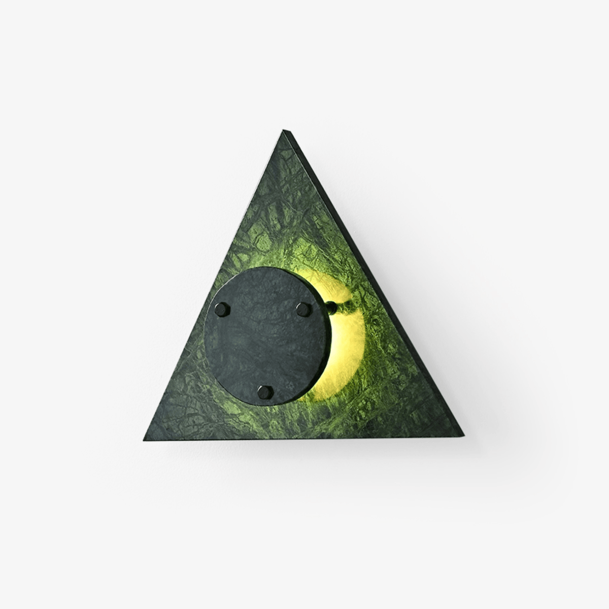 Triangular Marble Contemporary Wall Light