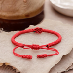 Load image into Gallery viewer, Minimal Red Thread Of Fate Couples Bracelet
