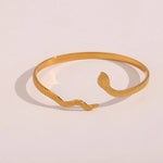 Load image into Gallery viewer, 18k Adjustable Snake Bracelet
