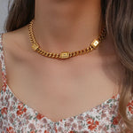 Load image into Gallery viewer, 18k Cuban North Star Tarot Necklace and Earring
