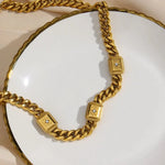 Load image into Gallery viewer, 18k Cuban North Star Tarot Necklace and Earring
