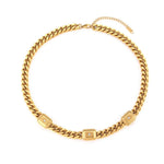 Load image into Gallery viewer, 18k Cuban North Star Tarot Necklace and Earring
