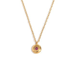 Load image into Gallery viewer, Dainty Lunéa Birthstone Necklace
