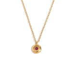 Load image into Gallery viewer, Dainty Lunéa Birthstone Necklace
