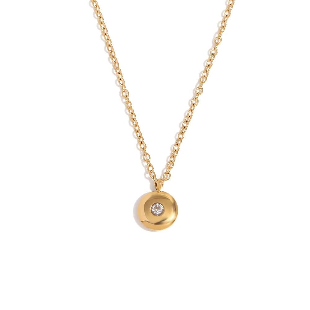 Dainty Lunéa Birthstone Necklace