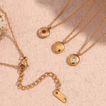Load image into Gallery viewer, Dainty Lunéa Birthstone Necklace
