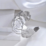 Load image into Gallery viewer, 18k Floral Cuff Bangle Bracelets
