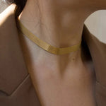 Load image into Gallery viewer, 18k Layered Gold Mesh Choker Necklace and Bracelet
