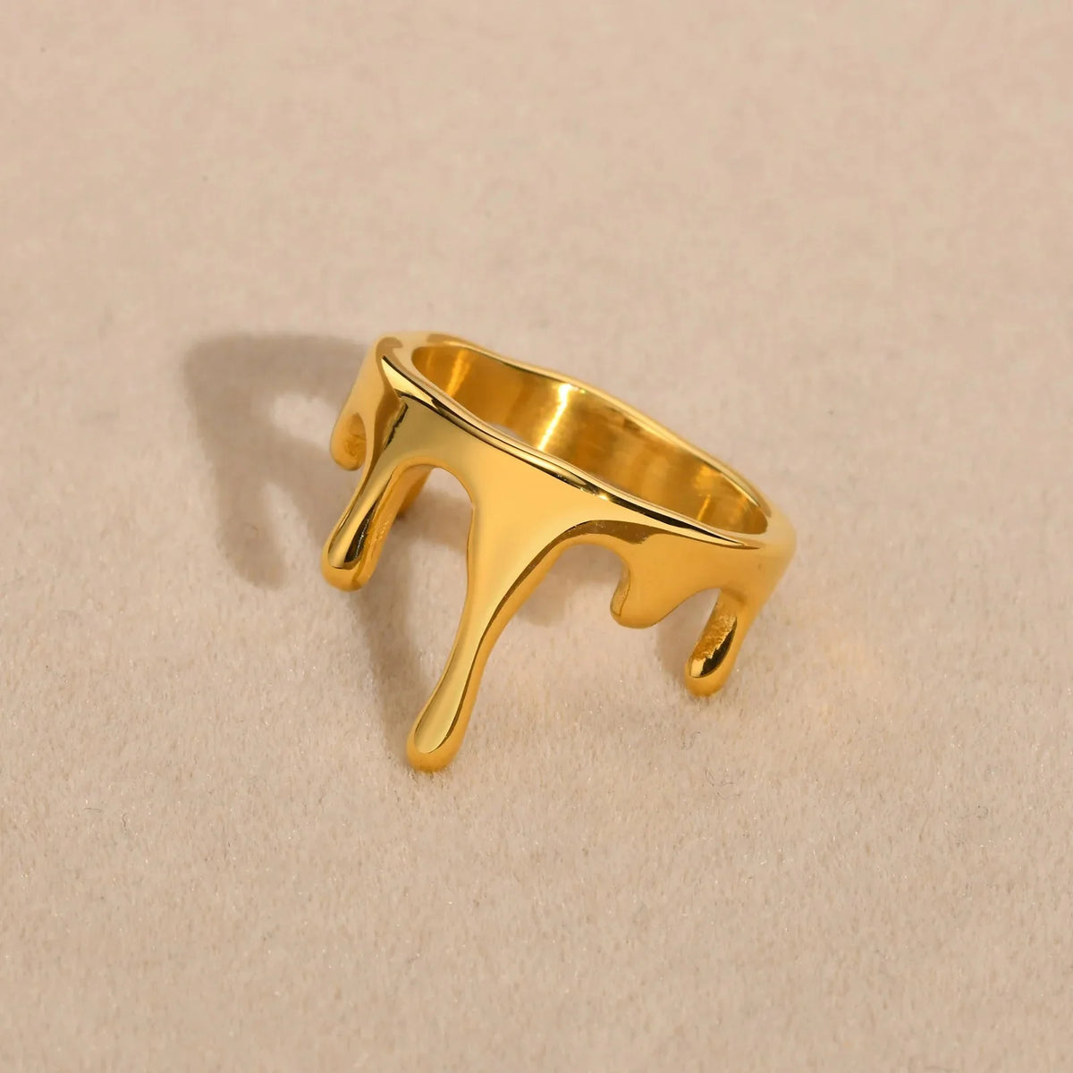 18k minimal melting ring 283835