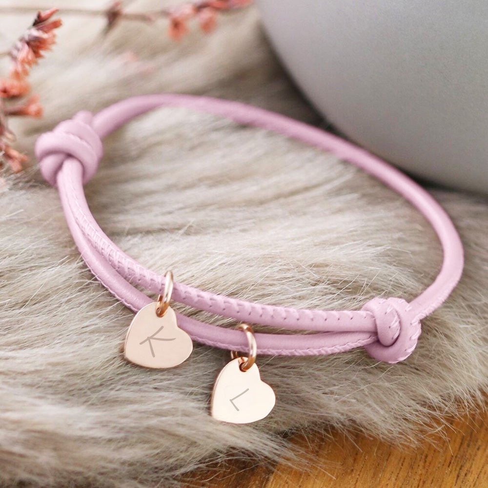 Aurelia Leather Heart Bracelet