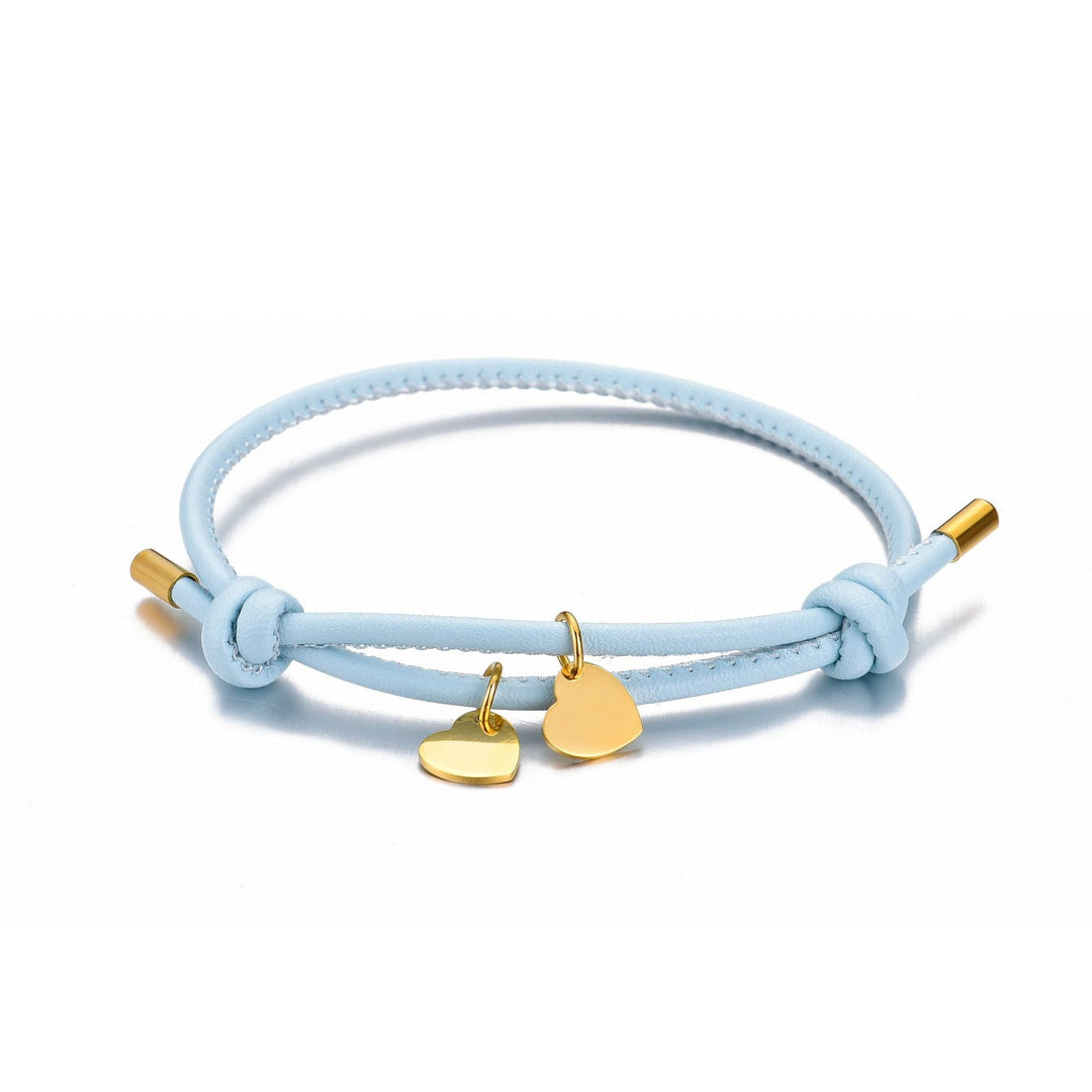 Aurelia Leather Heart Bracelet