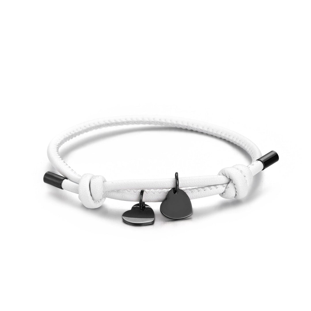 Aurelia Leather Heart Bracelet