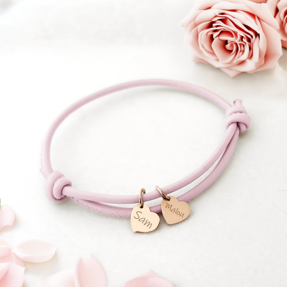 Aurelia Leather Heart Bracelet