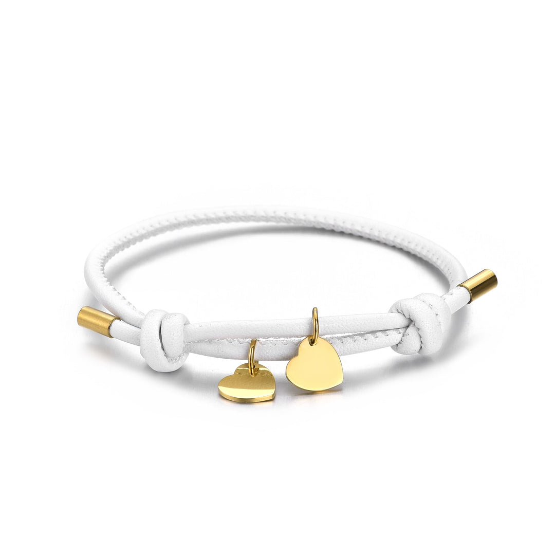 Aurelia Leather Heart Bracelet