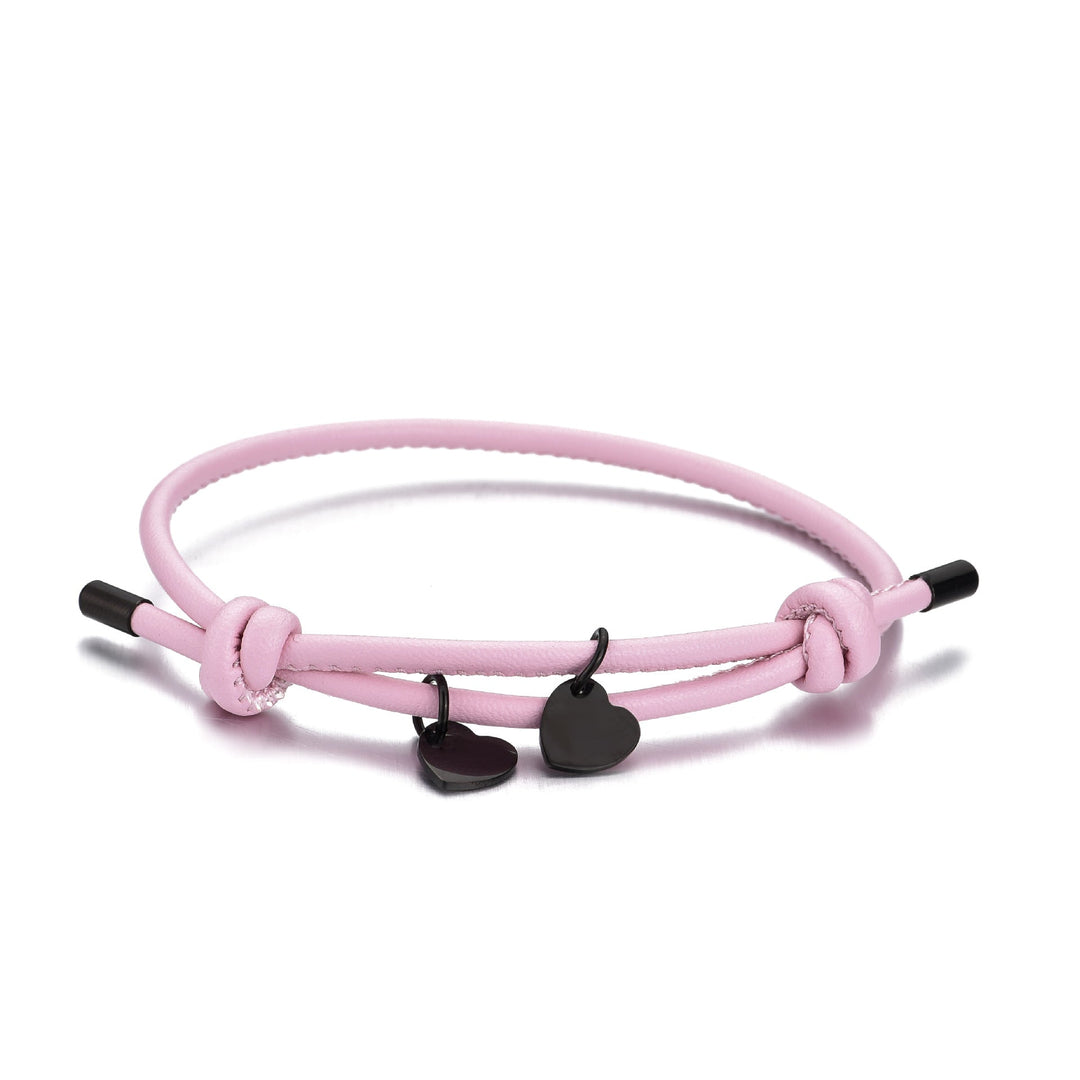 Aurelia Leather Heart Bracelet