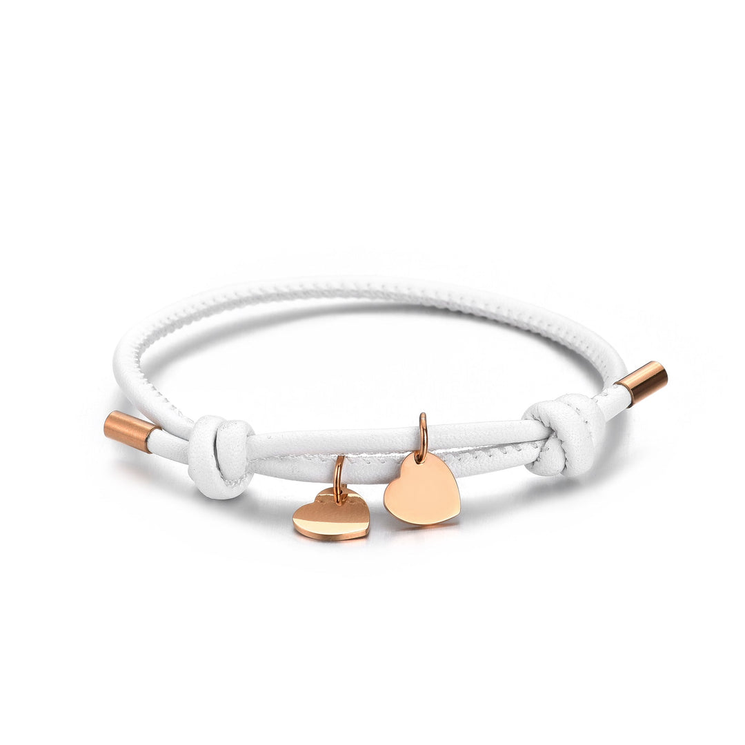 Aurelia Leather Heart Bracelet