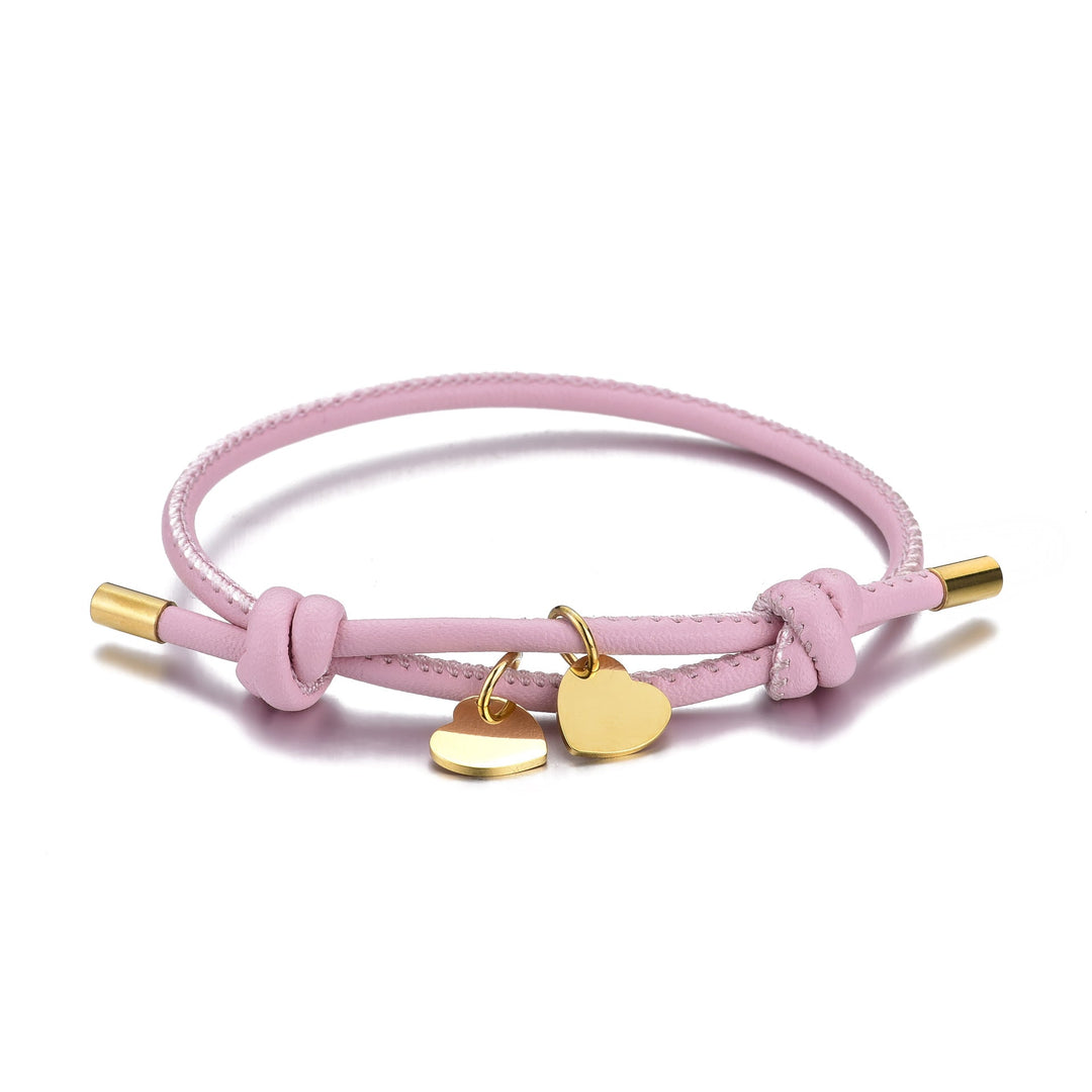 Aurelia Leather Heart Bracelet