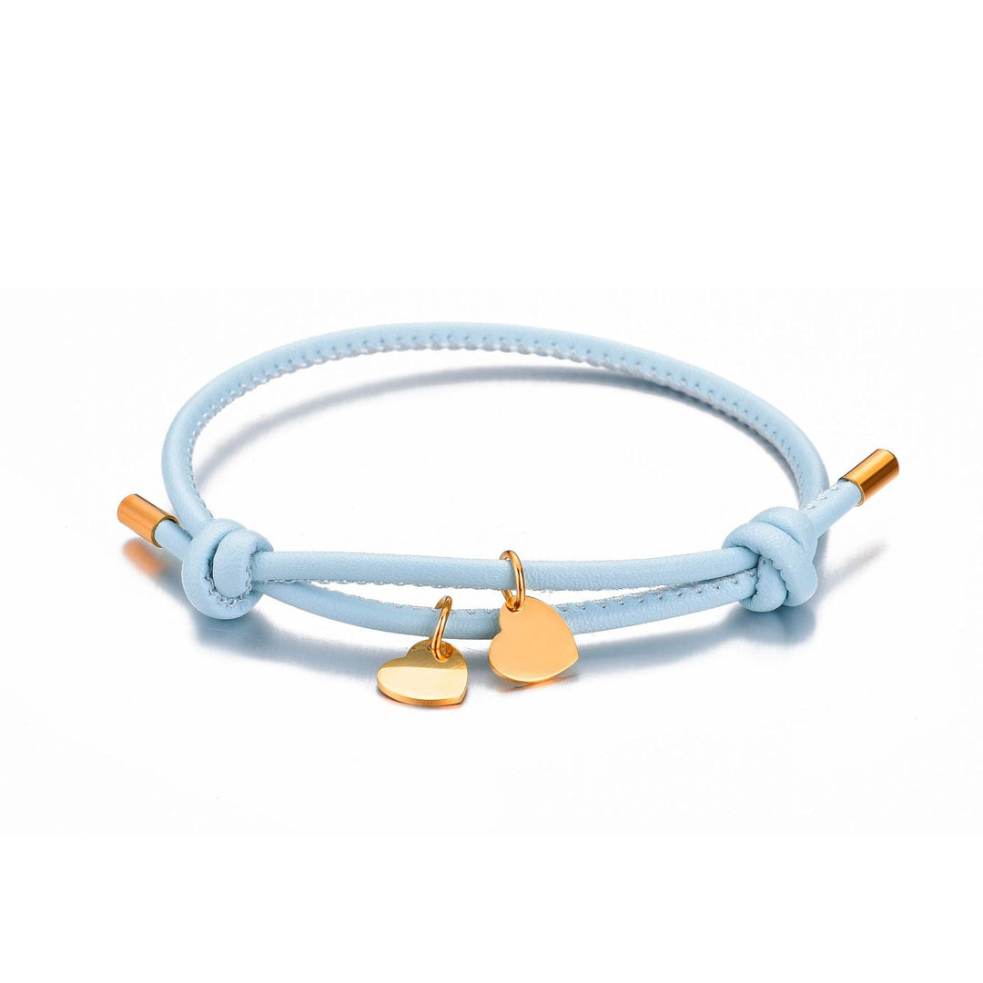 Aurelia Leather Heart Bracelet