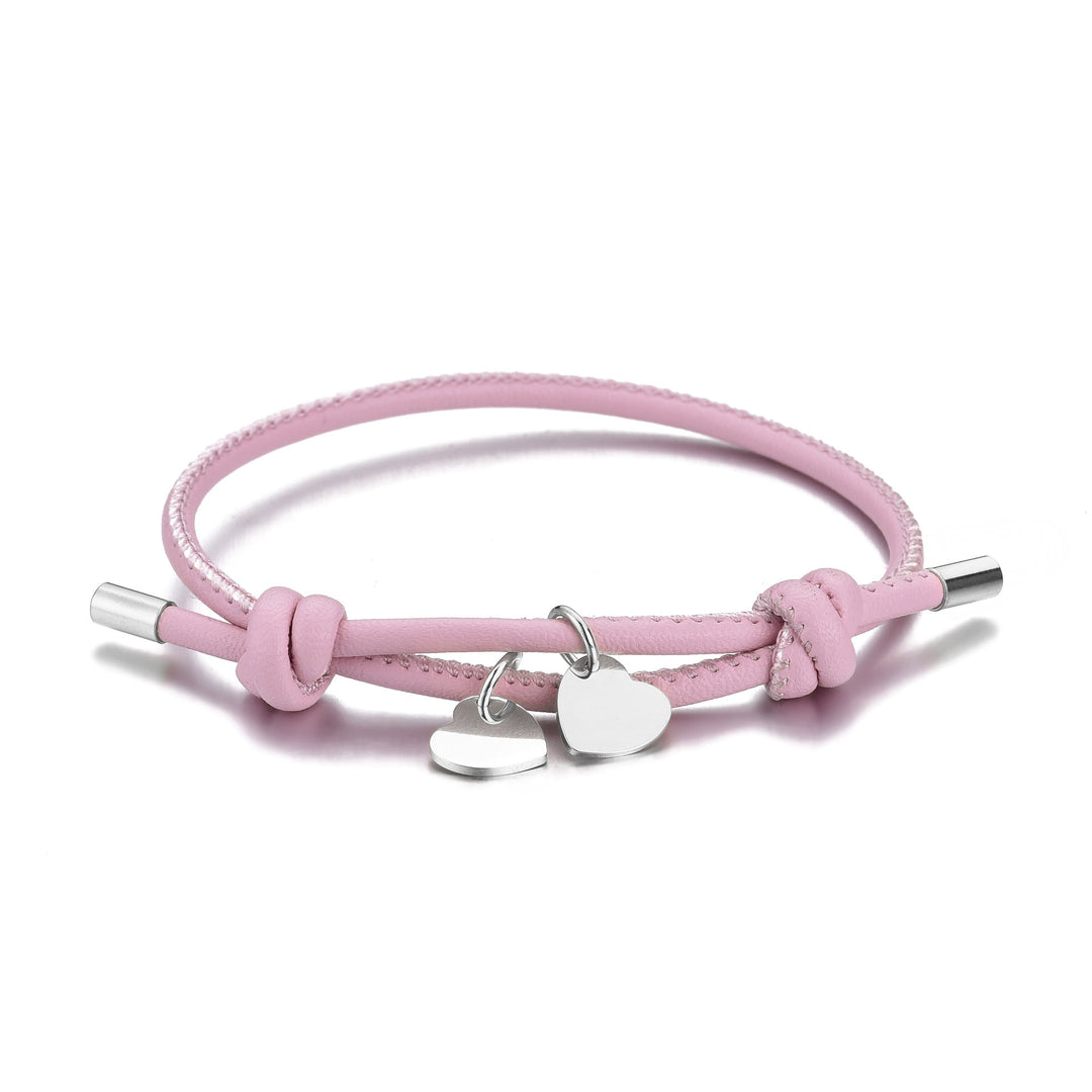 Aurelia Leather Heart Bracelet