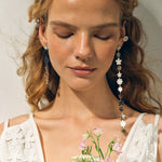 Load image into Gallery viewer, 18k Staggering Floral Earrings
