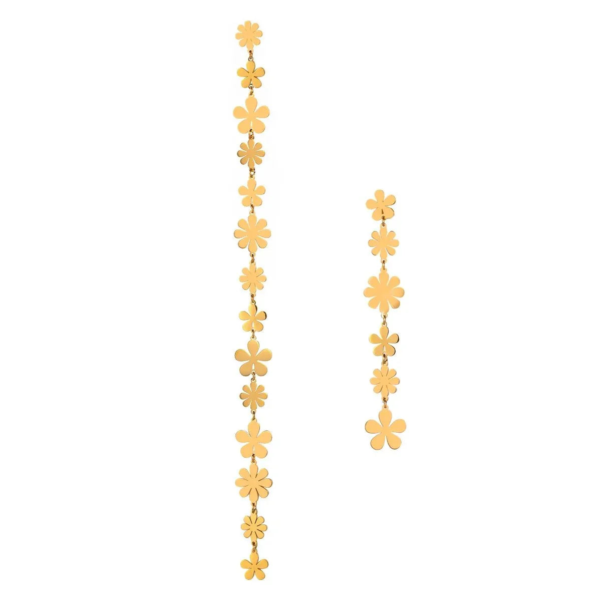 18k staggering floral earrings 848229