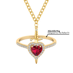 Load image into Gallery viewer, Prince &amp; Princess Couples Ring &amp; Bracelet Set
