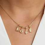 Load image into Gallery viewer, Timeless Bubble Drop Name Necklace
