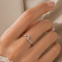 Sleek Wavelength Ring
