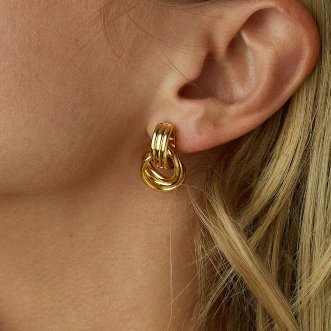 Lena Layered Hoop Earrings
