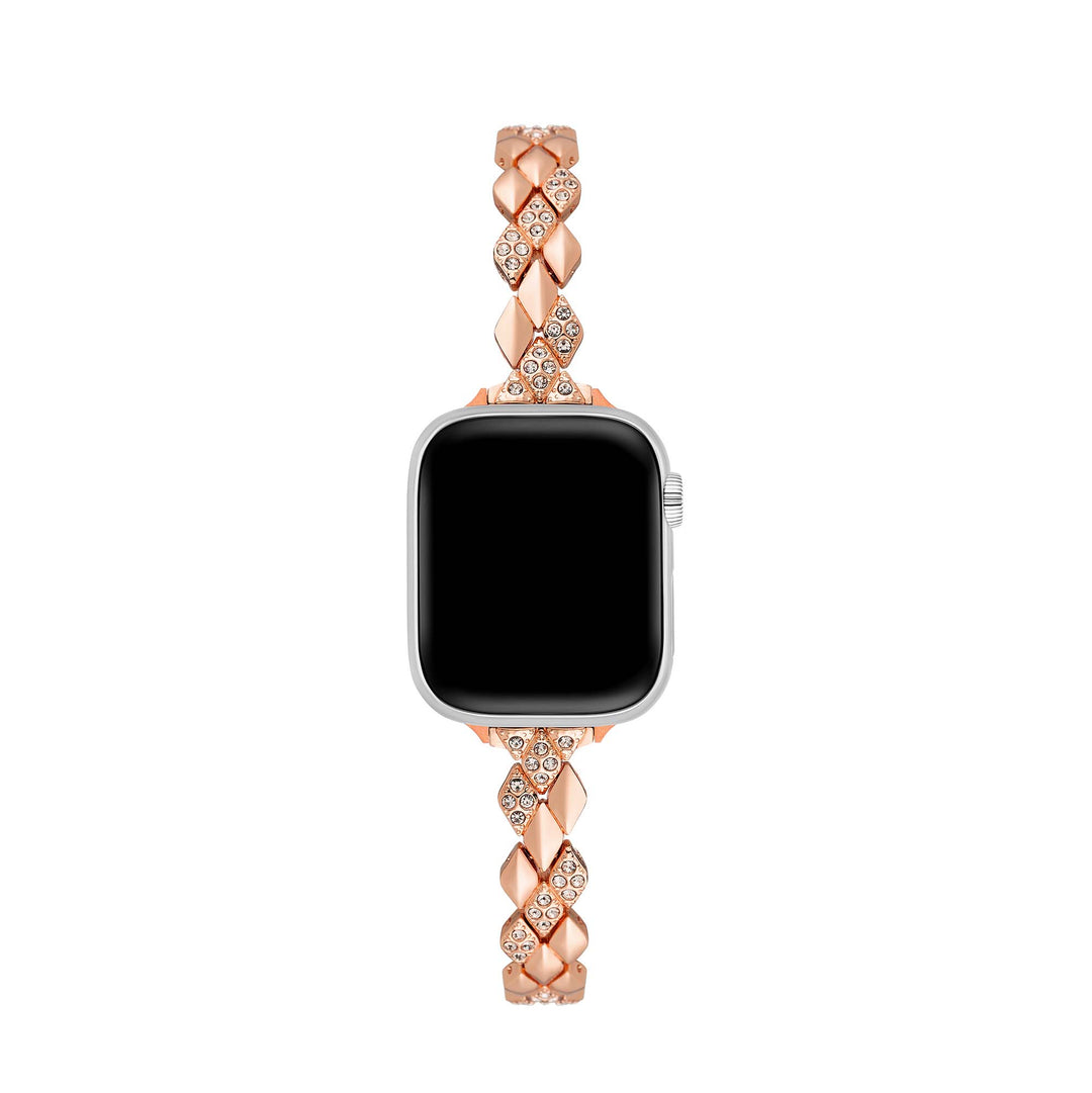 Modern Metal Diamond Apple Watch Bands for Women