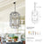 Aestin's Rustic Farmhouse Gold Pendant Chandelier