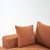 Dakar 4-Seat Minimalist Modular Sofa in Orange