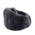 Comfortable High-Back Bean Bag Sofa in Black Chenille