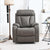 Dark Gray Power Lift Recliner Chair With Wood Frame