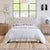 Beige Queen Size Upholstered Platform Bed with Diamond-Tufted Headboard