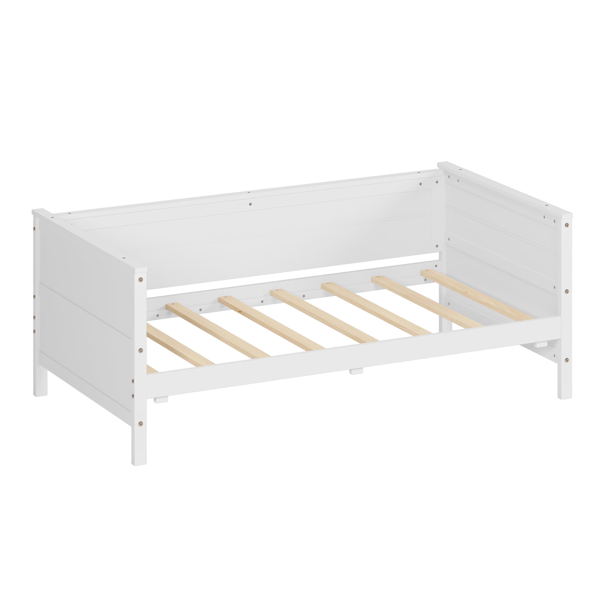 Twin Size White Daybed with Trundle