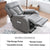 Electric Power Lift Recliner Chair for Seniors - Light Gray Fabric, Remote Control, Side Pocket, Ideal for Elderly Comfort