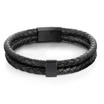 Load image into Gallery viewer, Minimal Personalized Name(s) Leather Bracelet
