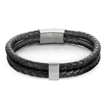Load image into Gallery viewer, Minimal Personalized Name(s) Leather Bracelet
