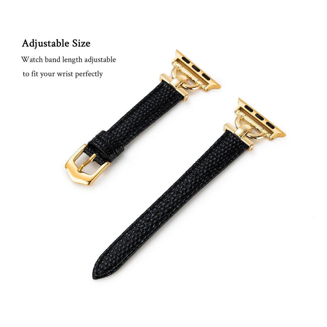 Dazzling Leather Classic Apple Watch Bands for Women