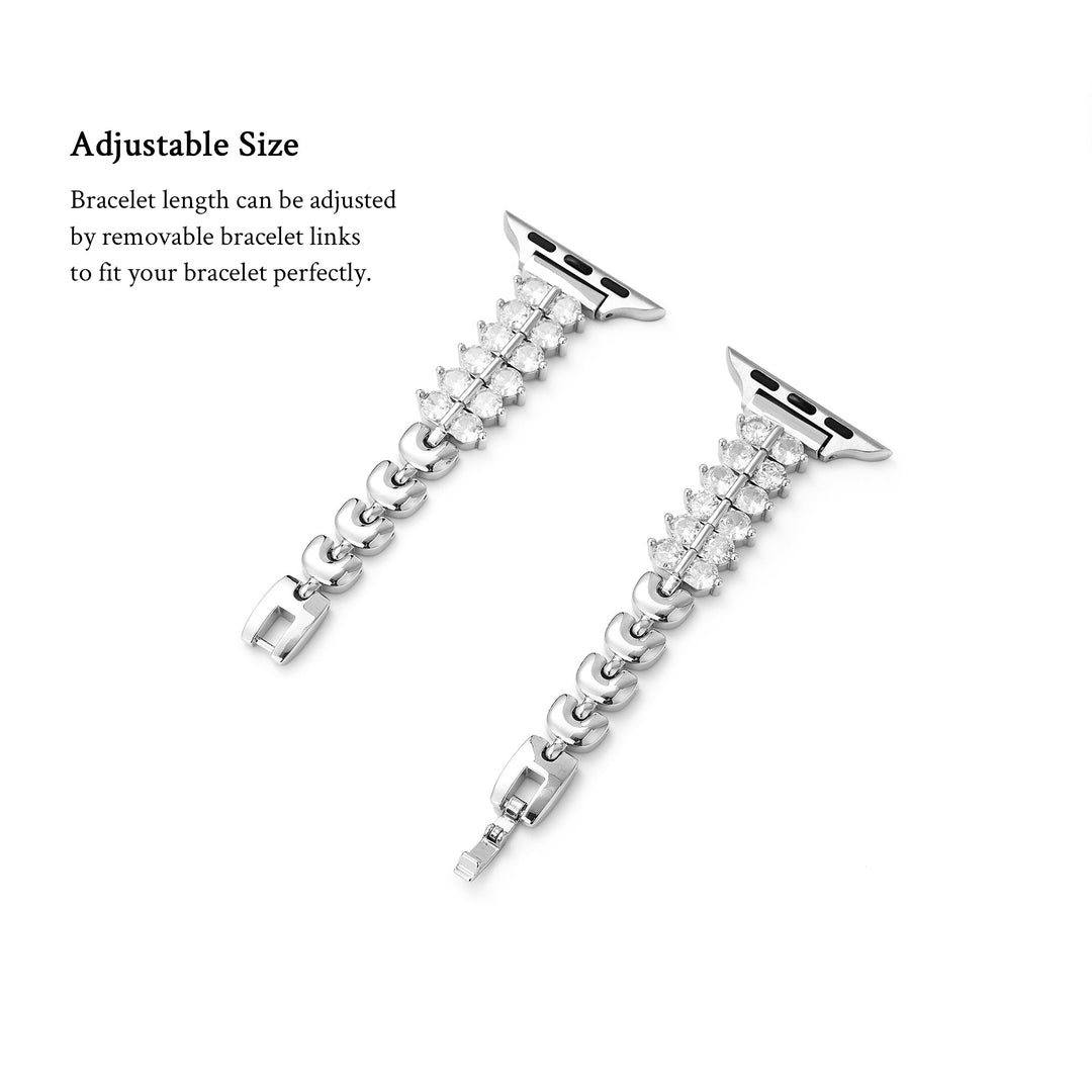 Chic Zircon Apple Watch Bands for Women