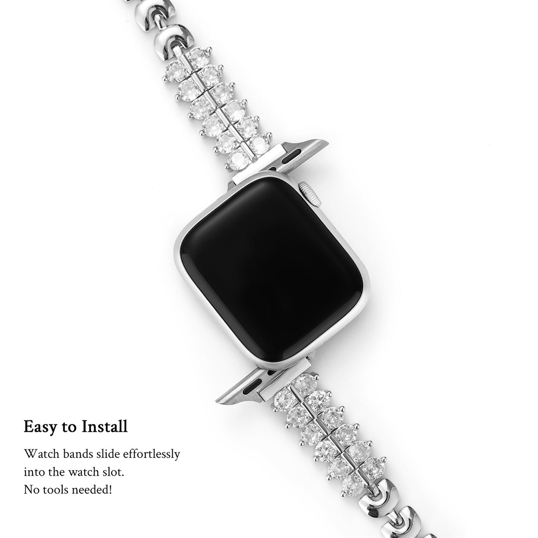 Chic Zircon Apple Watch Bands for Women