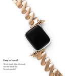 Load image into Gallery viewer, Luxury Stainless Steel Geo Apple Watch Bands for Women
