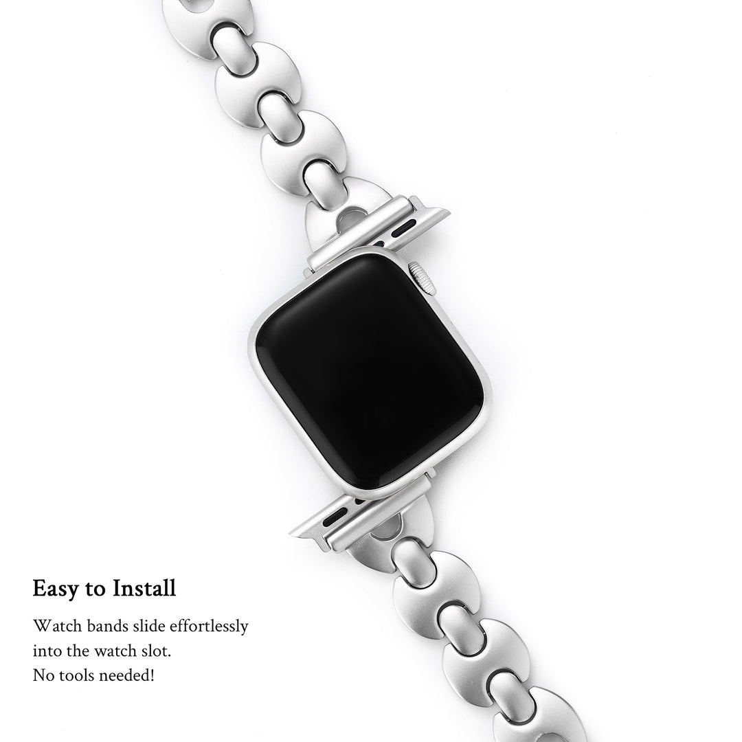 Bold Metal Geo Apple Watch Bands for Women