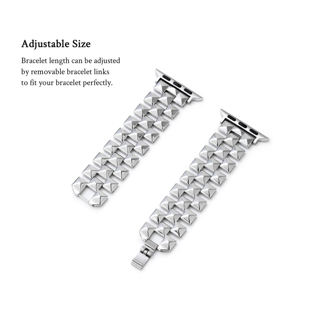 Luxury Stainless Steel Diamond Apple Watch Bands for Women