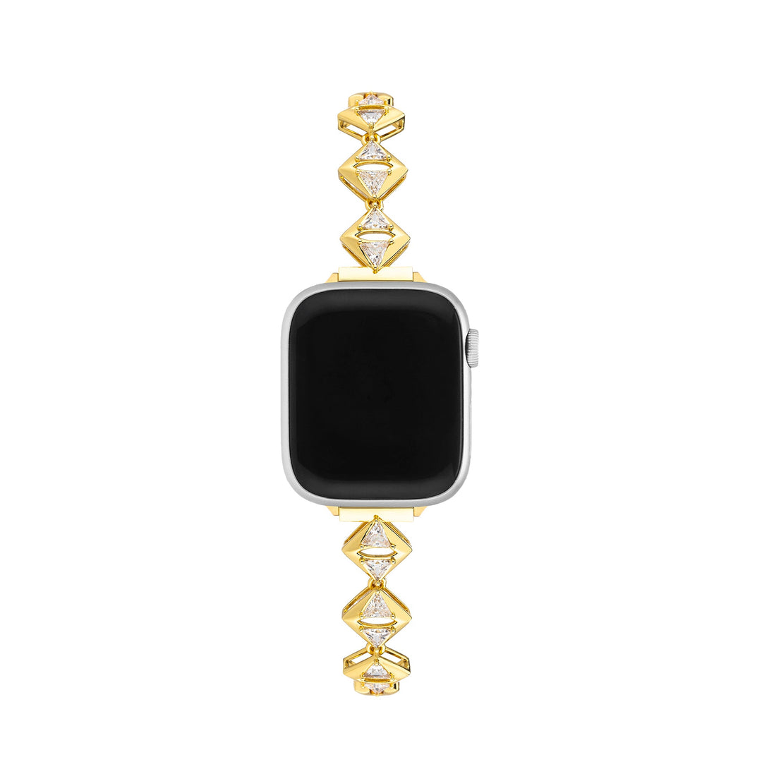 Chic Copper Rhinestone Apple Watch Bands for Women