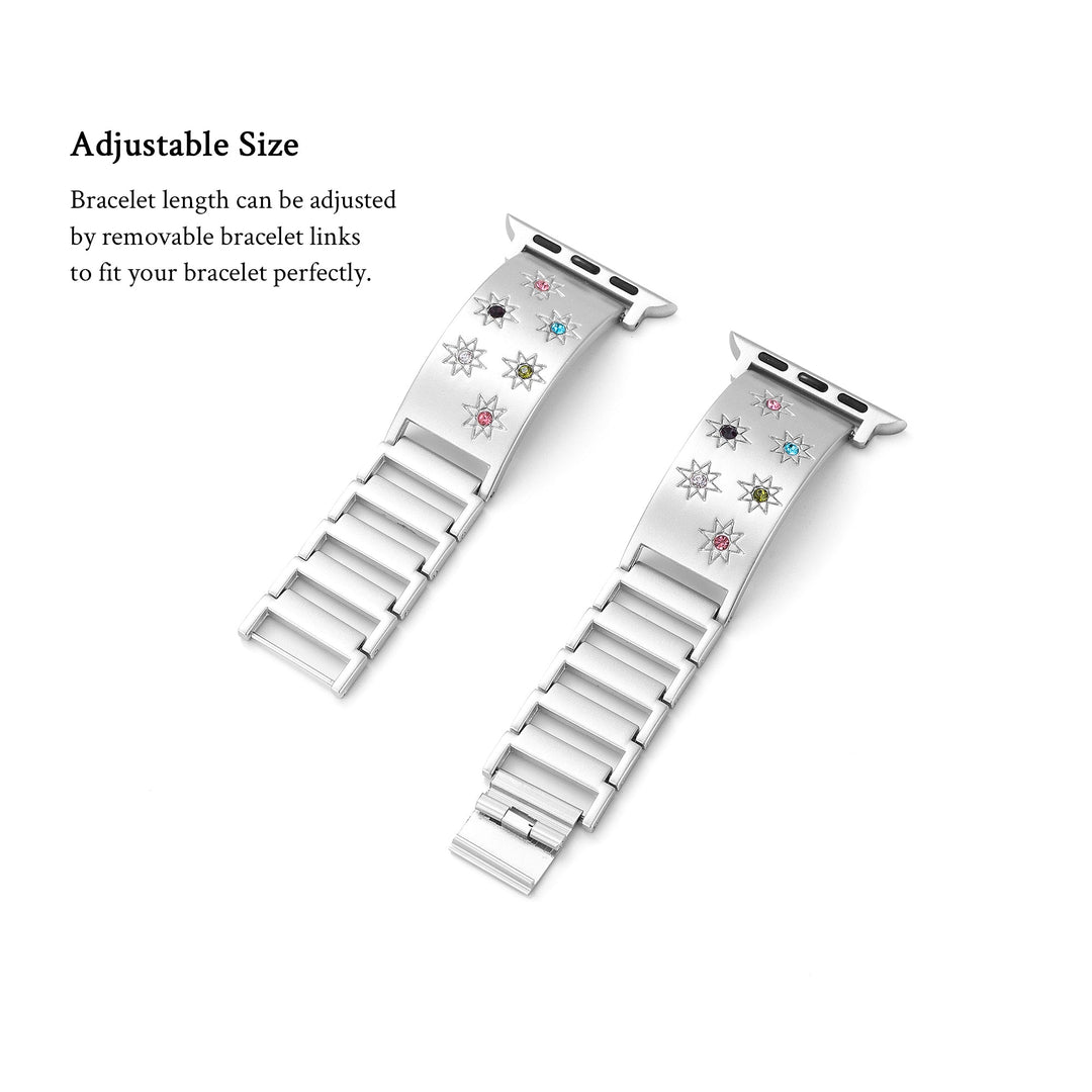 Modern Rhinestone Apple Watch Bands for Women