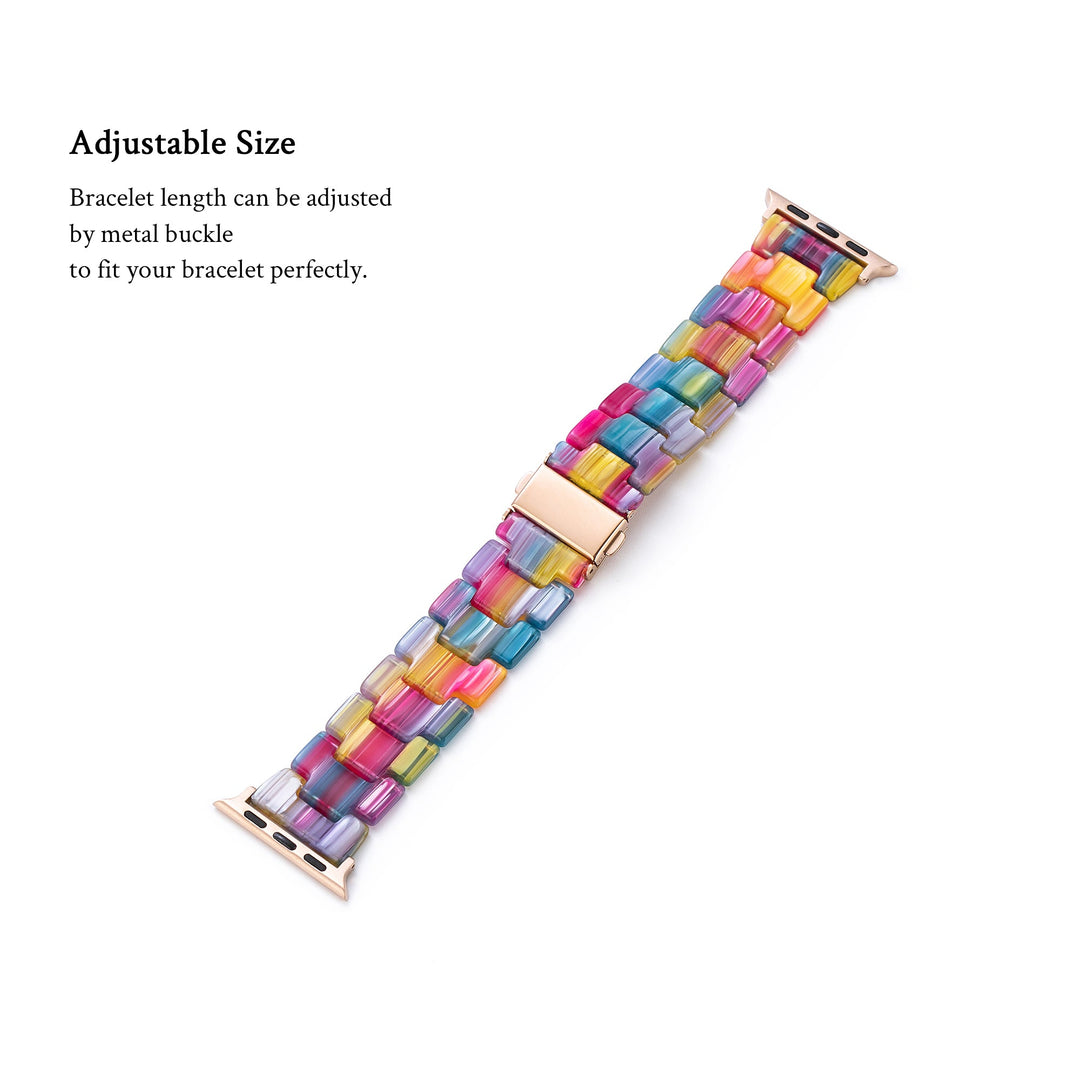 Luxury Resin Apple Watch Bands for Women