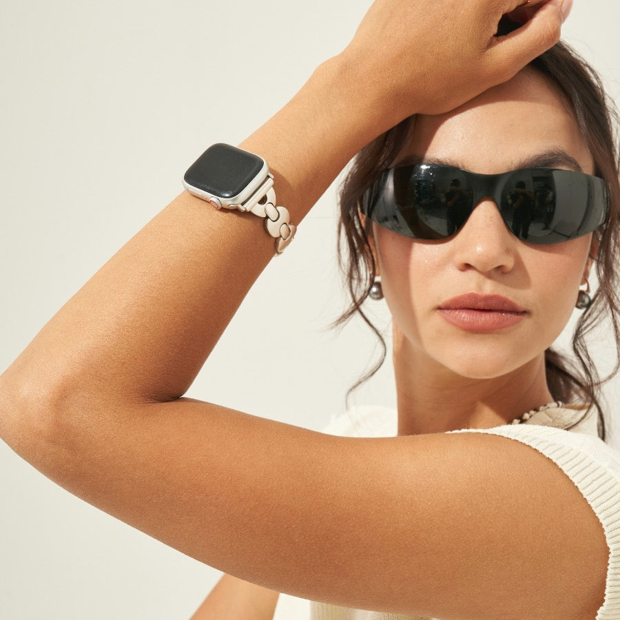 Bold Metal Geo Apple Watch Bands for Women